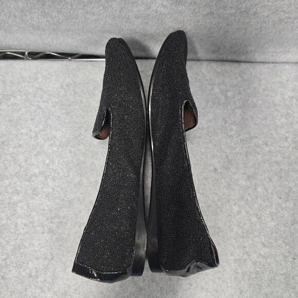 Donald J Pliner Denda Beaded Black Flat Loafers Size 8.5 - Picture 6 of 8